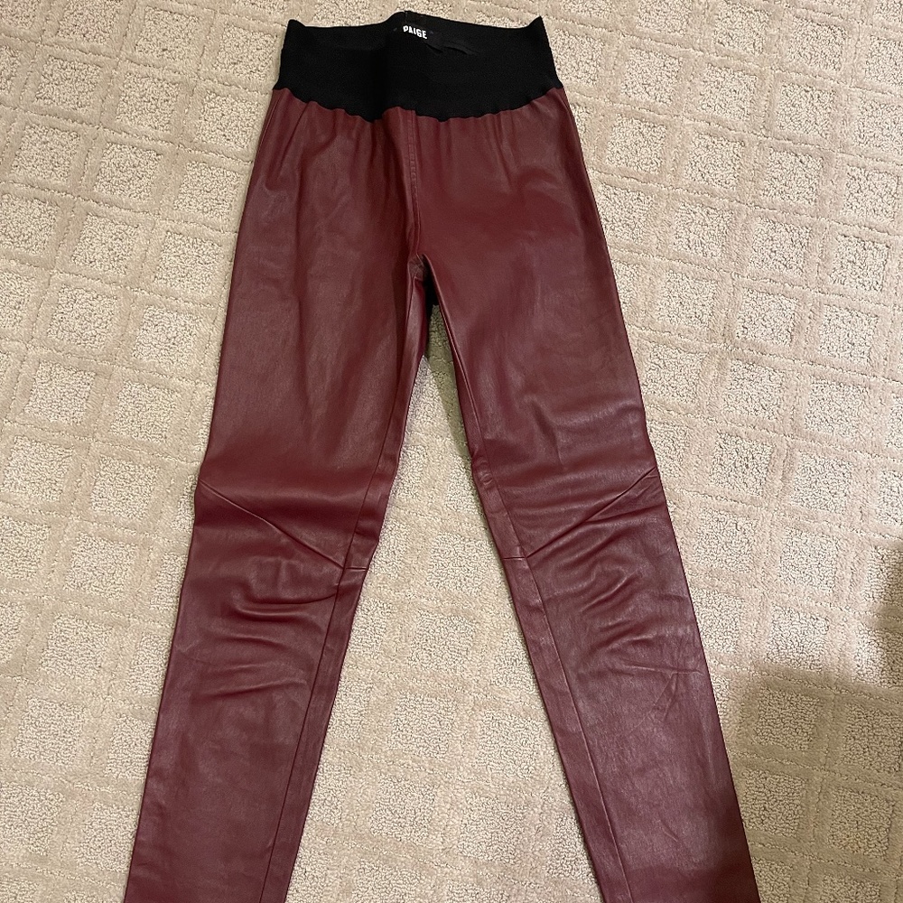 Leather leggings